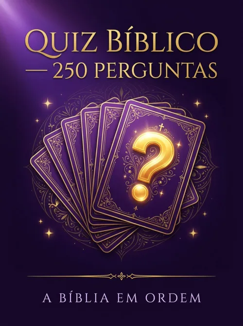 Quiz Bíblico com 250 perguntas