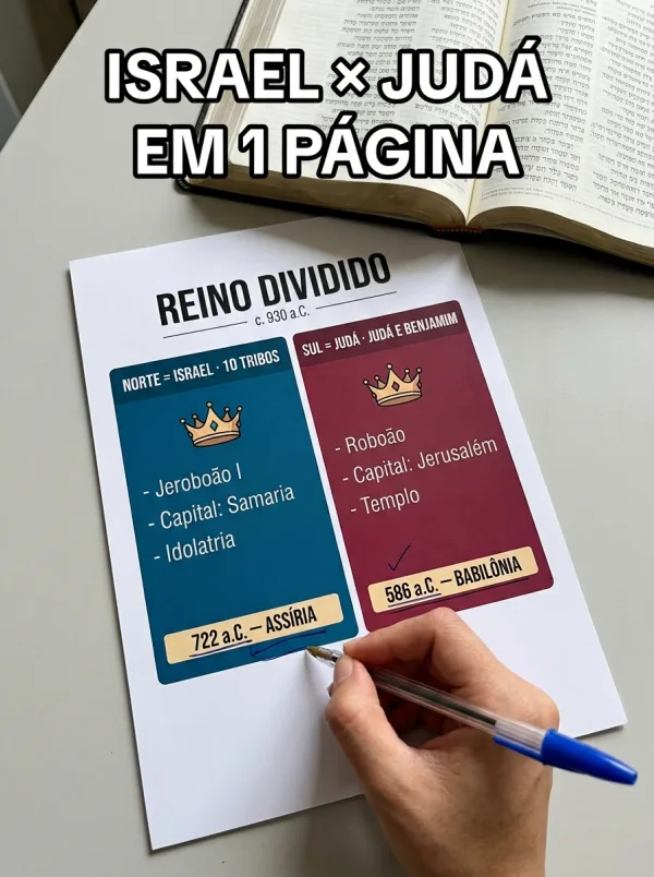 Página do guia: os reis de Israel e de Judá